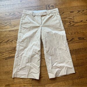 Theory fine-wale corduroy cropped pants culottes Sz 2 cute w boots!